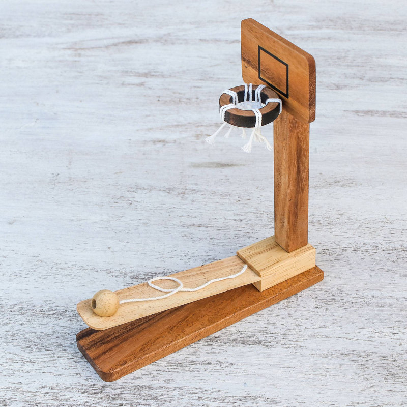 Trinx Basketball Fun Wood Game Wayfair